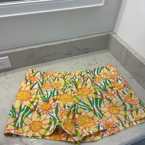 Lilly Pulitzer shorts - yellow and pink